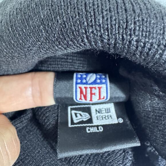 Pittsburgh Steelers For Child New Era Knit Hat Beanie Winter Stocking Hat - Picture 4 of 6